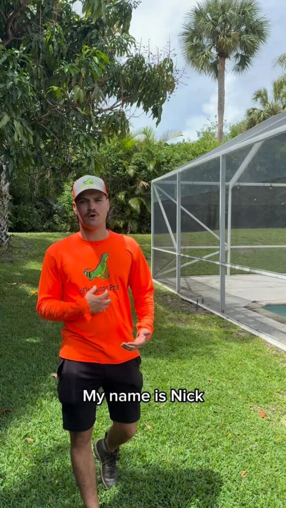 Iguana Screen Guard Installation in South Florida