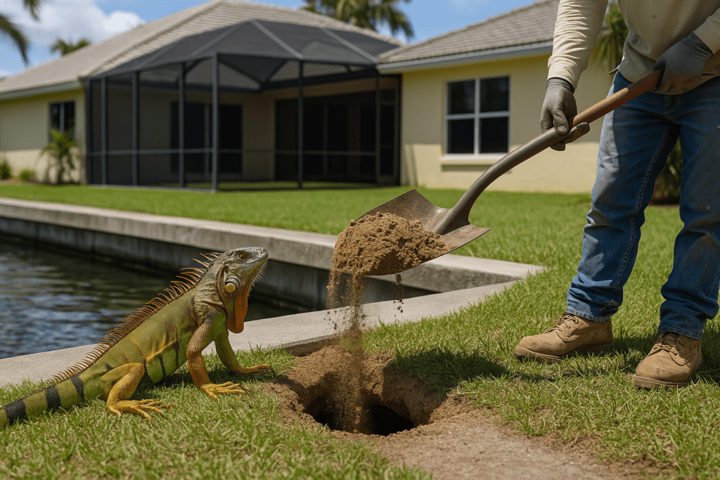 Iguana Burrow Filling by SoFlo Iguana Pros
