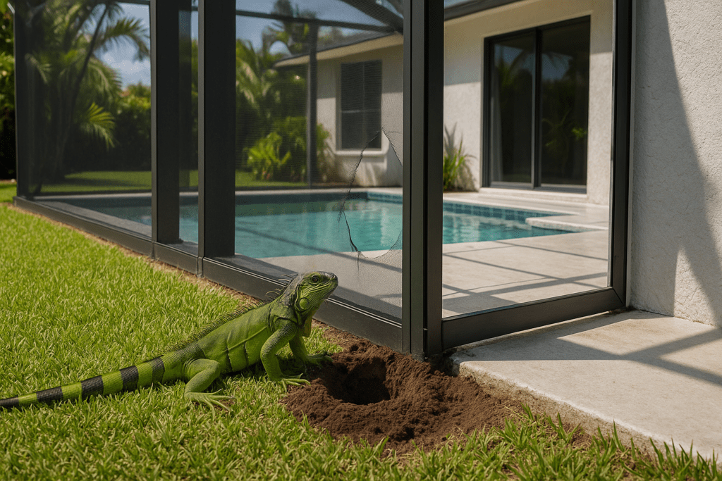 Iguana Damage Repair by SoFlo Iguana Pros