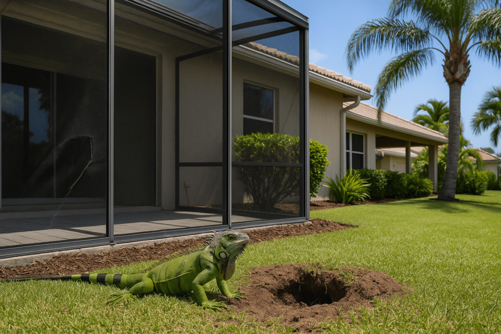 Iguana Damage Repair by SoFlo Iguana Pros