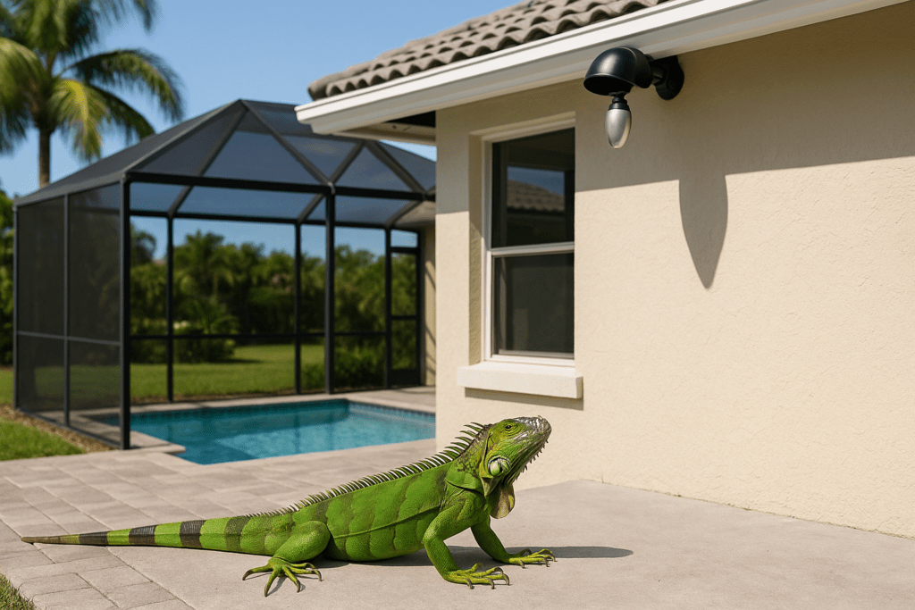 Iguana Deterrent Installation by SoFlo Iguana Pros