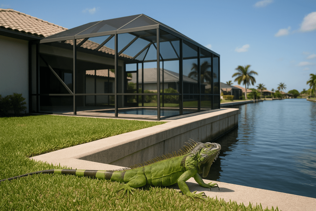 Iguana Exclusion Services by SoFlo Iguana Pros