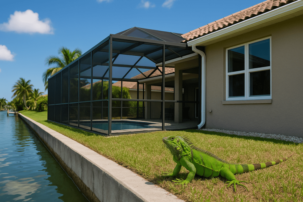 Iguana Exclusion Services by SoFlo Iguana Pros