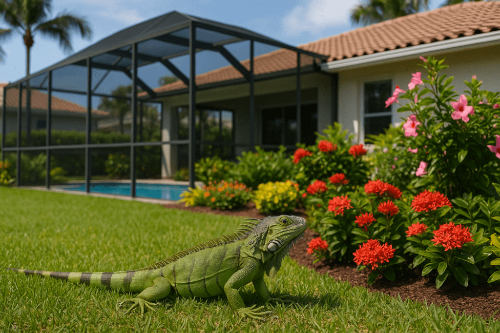Iguana Landscaping Protection by SoFlo Iguana Pros
