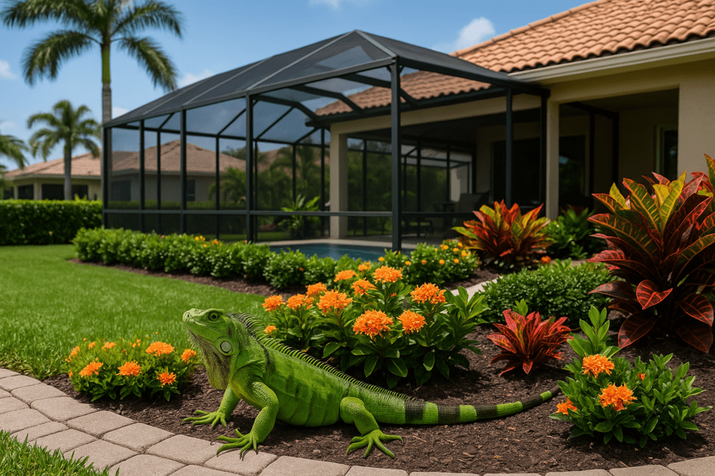 Iguana Landscaping Protection by SoFlo Iguana Pros