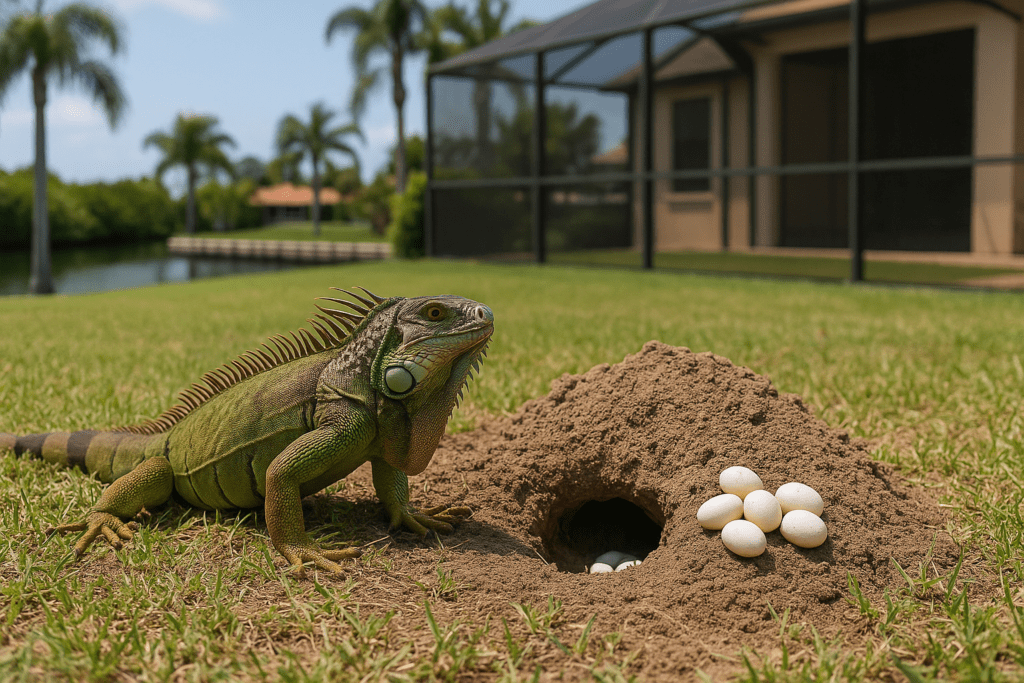 Iguana Nest Removal by SoFlo Iguana Pros