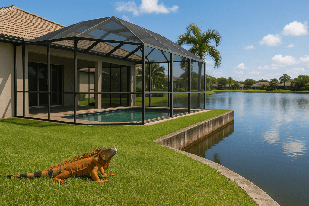 Iguana Prevention for HOAs by SoFlo Iguana Pros