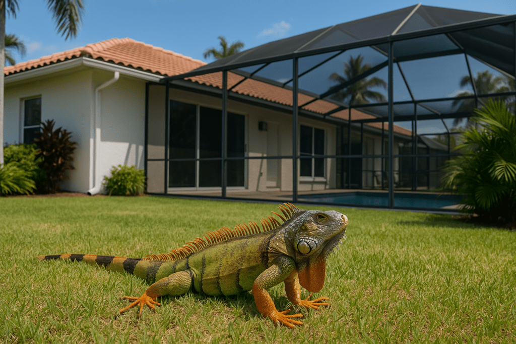 Iguana Repellent Services by SoFlo Iguana Pros