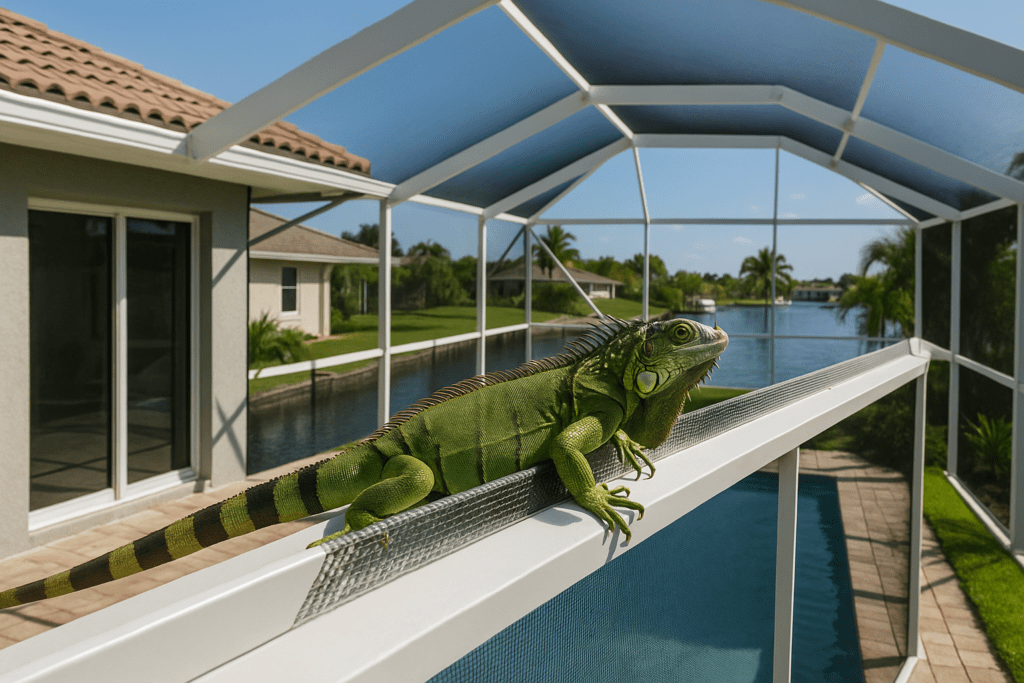 Iguana Screen Guard Installation by SoFlo Iguana Pros