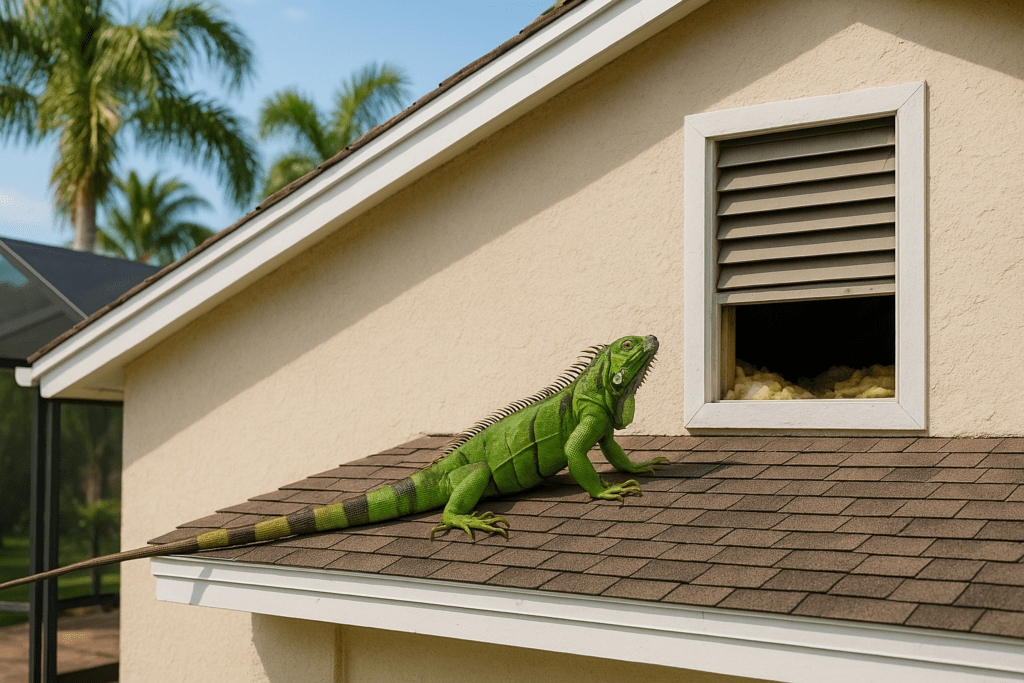 Possum Removal from Attics by SoFlo Iguana Pros