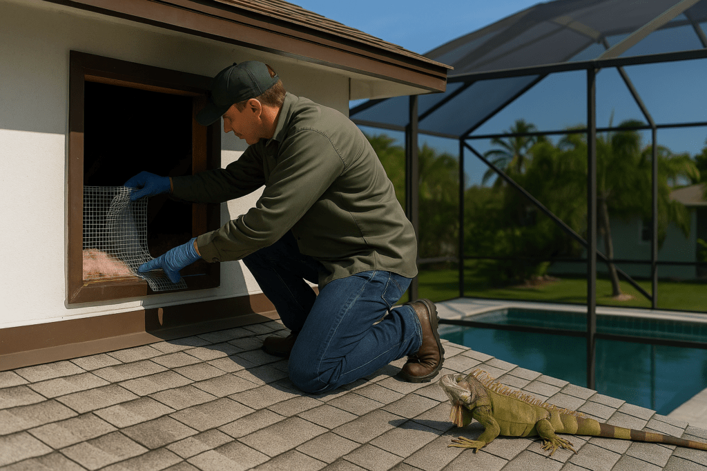 Raccoon Removal from Attics by SoFlo Iguana Pros
