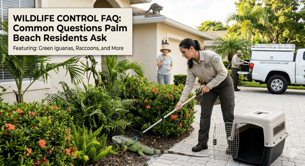 Wildlife Control FAQ Common Questions Palm Beach Residents Ask sofloiguana